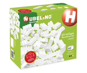 Byggesett - Hubelino Building Blocks White 60dlg. - 420602