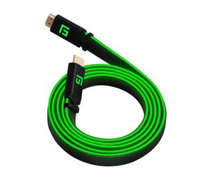 Skjermkabel - Floating Grip 3M HIGH-SPEED LED HDMI CABLE V2.1 - GREEN - FG-HDMILED-300-GREEN