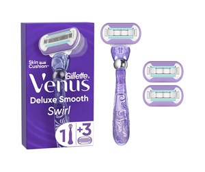 Barberingsutstyr - Venus Deluxe Smooth Swirl Handle + 3 blades - 7702018469802