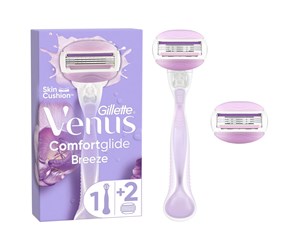 Barberingsutstyr - Venus Comfortglide Breeze Razor Handle + 2 blades - 8001090588647