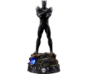 Reklameartikler - Iron Studios - Black Panther (Deluxe) 25 cm - Figur - 0609963129522