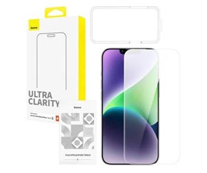 Mobil - Deksel og etui - Baseus Tempered Glass screen protector  OS Diamond Series HD for Iphone 13 Pro Max/14 Plus(Clear) - P60057400203-01