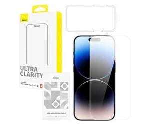 Mobil - Deksel og etui - Baseus Tempered Glass screen protector  OS Diamond Series HD for Iphone 14 Pro Max (Clear) - P60057401203-01