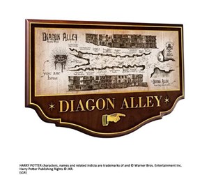 Reklameartikler - Harry Potter - Diagon Alley Wall Plaque - 849241002400