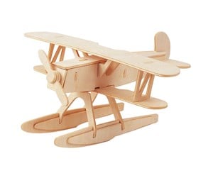 Byggesett - Eureka Gepetto's Workshop Wooden Construction Kit 3D - Seaplane - 52473146