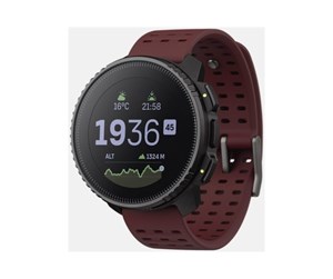 Smartklokke, Smartwatch & Sportsklokke - Suunto Vertical - glass fibre reinforced polyamide - sport watch with strap - ruby black - SS050865000