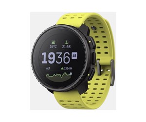 Smartklokke, Smartwatch & Sportsklokke - Suunto Vertical - glass fibre reinforced polyamide - sport watch with strap - black lime - SS050864000