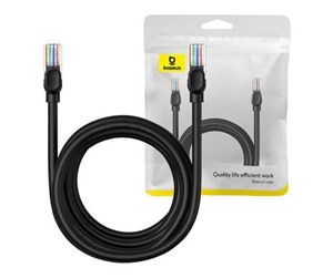 Nettverkskabel - Ethernet CAT5 5m network cable (black) - B00133206111-05