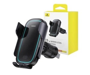 Mobil - Adaptere og ladere - Baseus Wireless Charging Car Mount  MilkyWay Pro 15W (black) - C40357000111-00