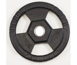 Sport & Fitness - Toorx Weightplate Rubber 20 kg Ø50 - DGG-TG20BLACKONE SIZE