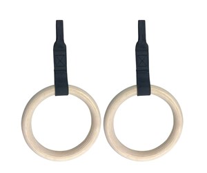 Sport & Fitness - Toorx Wooden Gym Rings - CAGL-FSTIONE SIZE