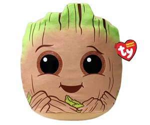 Dukker, Bamser & Utstyr - Ty Squishy Beanie Marvel Groot 35.5cm - 0008421393497