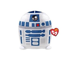 Dukker, Bamser & Utstyr - Ty Squishy Beanie Star Wars R2D2 25.5cm - 0008421392612