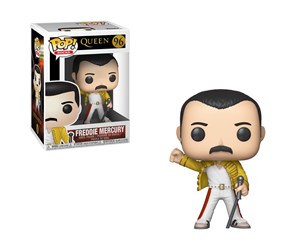 Reklameartikler - Funko! - POP! FREDDIE MERCURY WEMBLEY 1986 - Figur - 0889698337328