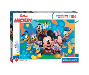 Puslespill - Clementoni Puzzle Disney - Mickey and Friends 104st. Gulv - 25745