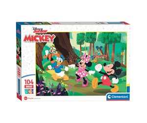 Puslespill - Clementoni Maxi Jigsaw puzzle Mickey and Friends Gulv - 23772