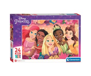 Puslespill - Clementoni Maxi Leguzzel Disney Princess 24st. Gulv - 24241