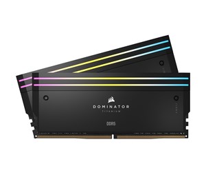 RAM - Corsair Dominator Titanium DDR5-6000 - 48GB - CL30 - Dual Channel (2 pcs) - Intel XMP - Svart med RGB - CMP48GX5M2B6000C30