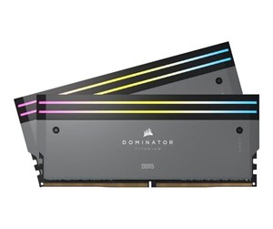 RAM - Corsair Dominator Titanium DDR5-6000 - 64GB - CL30 - Dual Channel (2 pcs) - AMD EXPO & Intel XMP - Grå med RGB - CMP64GX5M2B6000Z30