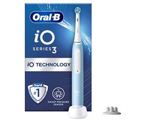 Elektrisk tannbørste - Oral-B Elektrisk tannbørste iO3S Ice Blue - 8006540730935