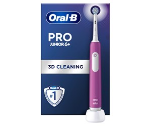 Elektrisk tannbørste - Oral-B Elektrisk tannbørste Pro1 Junior 6+ Purple - 8006540742891