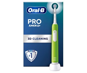 Elektrisk tannbørste - Oral-B Elektrisk tannbørste Pro1 Junior 6+ Green - 8006540743027