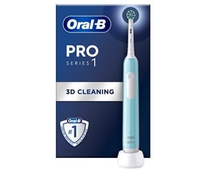 Elektrisk tannbørste - Oral-B Elektrisk tannbørste Pro1 Turquoise + Extra Brush Head - 8006540771914