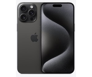 Mobiltelefoner - Apple iPhone 15 Pro Max 512GB - Black Titanium - MU7C3QN/A