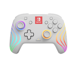 Spill - Tilbehør - PDP Afterglow Wave - White - Controller - Nintendo Switch - 750122SWAWWIW