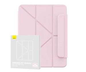 Nettbrett - Deksler og etui - Baseus Magnetic Case Minimalist for Pad 10.2″ (2019/2020/2021) (baby pink) - P40112502411-03