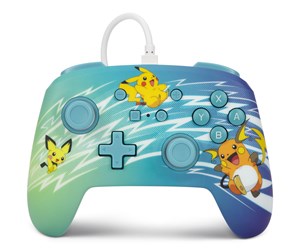 Spill - Tilbehør - PowerA Enhanced Wired Controller for Nintendo Switch - Pikachu Evolution - Controller - Nintendo Switch - NSGP0221-01