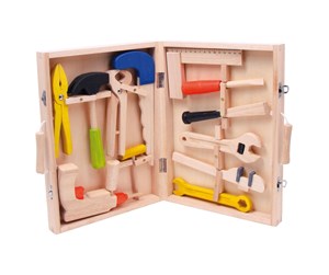 Kreative leker - Small Foot - Wooden tool box 13 pcs. - 2079