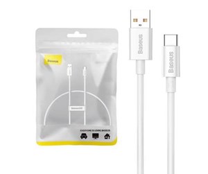 USB - Baseus Cable USB do USB-C  Superior 100W 0.25m (white) - P10320102214-00