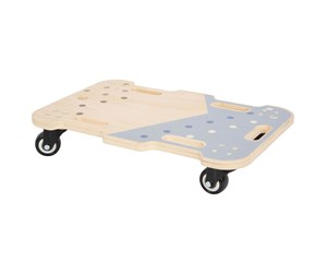 Utendørsleker - Small Foot - Wooden Roller Board Blue - 12244