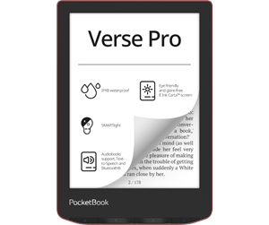 E-bokleser - PocketBook Verse Pro - Passion Red - PB634-3-WW