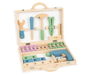 Byggesett - Small Foot - Wooden Tool Case Nordic 43dlg. - 11505