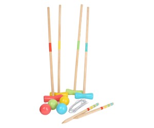 Utendørsleker - Small Foot - Wooden Croquet Offside 20pcs. - 12033