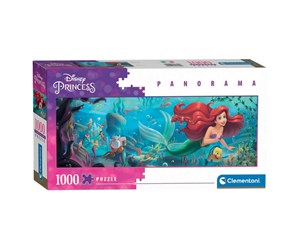 Puslespill - Clementoni Panorama Puzzle Disney Princess 1000pc Gulv - 39658