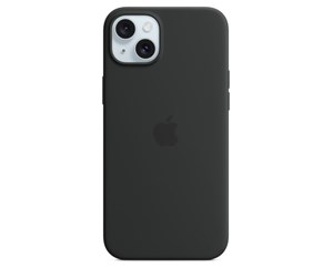 Mobil - Deksel og etui - Apple iPhone 15 Plus Silicone Case with MagSafe - Black - MT103ZM/A