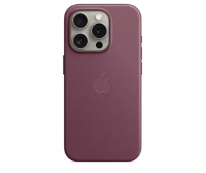 Mobil - Deksel og etui - Apple iPhone 15 Pro FineWoven Case with MagSafe - Mulberry - MT4L3ZM/A