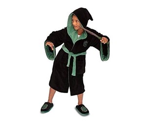 Reklameartikler - Groovy UK - Harry Potter - Robe - Slytherin Kids Poly Fleece Black/Green X-Large - 5055437929351