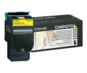 Printertilbehør blekk/toner - Lexmark - High Yield - yellow - original - Laser toner Yellow - C540H2YG