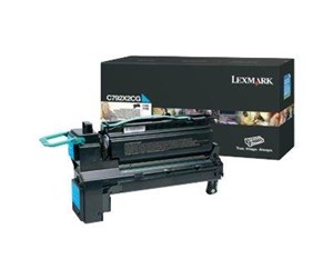 Printertilbehør blekk/toner - Lexmark - Extra High Yield - cyan - orig - Laser toner Blå - C792X2CG