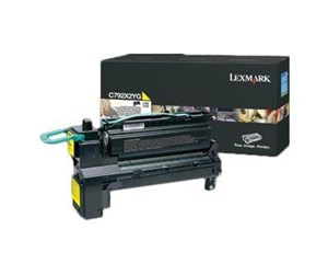 Printertilbehør blekk/toner - Lexmark - Extra High Yield - yellow - or - Laser toner Yellow - C792X2YG