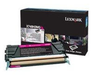 Printertilbehør blekk/toner - Lexmark - High Yield - magenta - origina - Laser toner Rød - X748H2MG