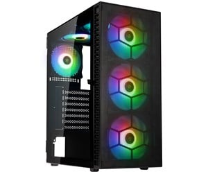 Kabinett - Kolink Observatory HF Mesh ARGB Midi Tower Case - Black - Kabinett - Desktop - Svart - PGW-CH-KOL-110