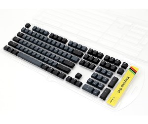 Tastatur - Ducky Skyline Keycap Set - double shot PBT - Grey - Tastehetter - Nordisk - Grå - DKSA109-FIPDHHWOS