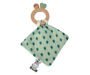 Babyutstyr - Eichhorn Baby HIPP Wooden Teether with Cuddle Cloth - 100005871