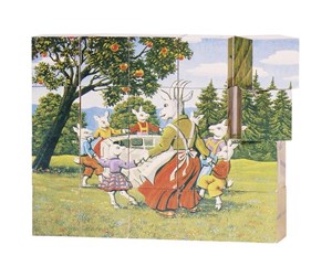 Puslespill - Goki Wooden Block Puzzle Fairytales Tre - 57877