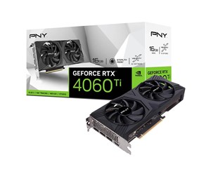 Grafikkort - PNY GeForce RTX 4060 Ti Verto Dual Fan - 16GB GDDR6 RAM - Grafikkort - VCG4060T16DFXPB1